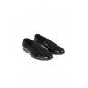 Doucal's moccasin in black patent leather