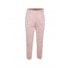 Pantalone Peserico stretch Fantasia Rosa/Bianco