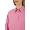 Abito-Camicia Peserico in Popeline in Misto Cotone Rosa