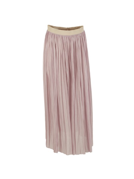 Long ROBERTO COLLINA skirt in Lilac pleats