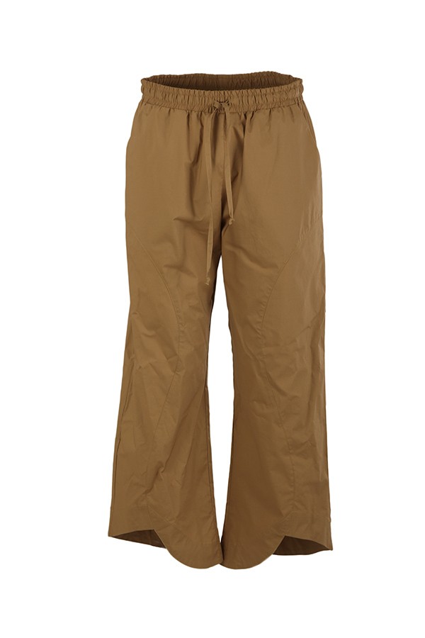 Skills & Genesis Pants Khaki Asymmetrical Cut