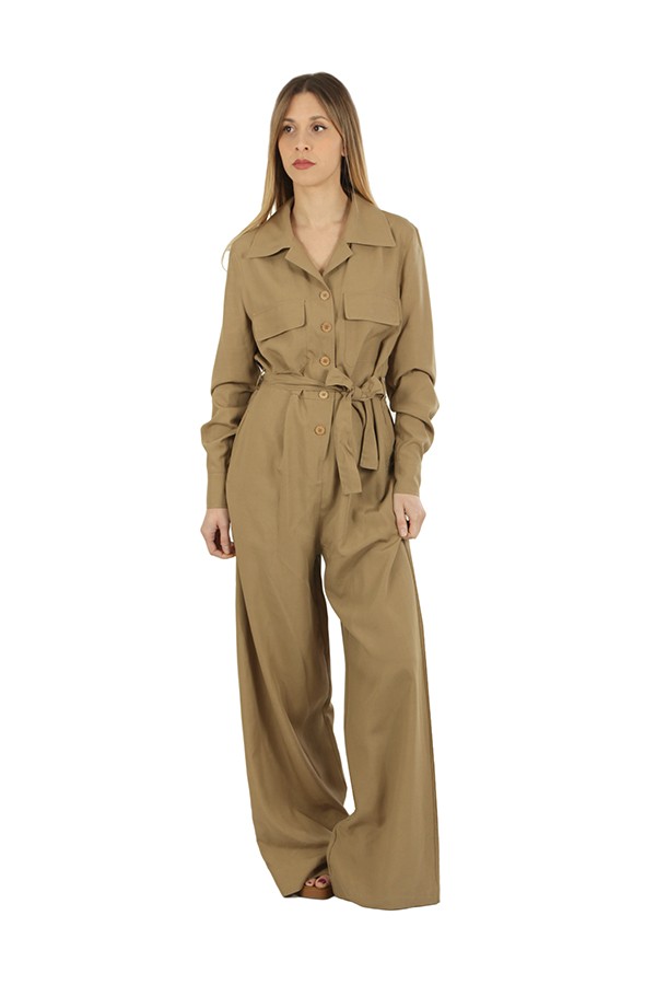 Skills & Genesis Jumpsuit with Khaki Long Sleeves