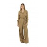 Jumpsuit Skills & Genesis con maniche lunghe Kaki