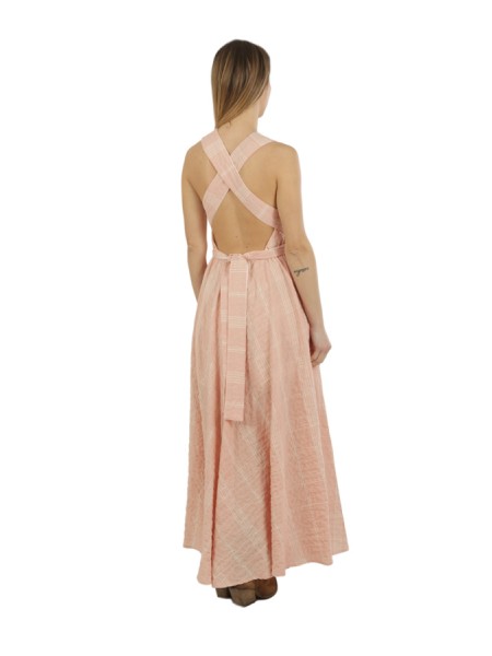 Skills & Genes Long Dress Pink