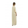 Skills & Genes Ecru Long Tencel/Linen Dress