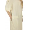 Skills & Genes Ecru Long Tencel/Linen Dress