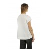 Blusa Skills & Genes con tagli asimmetrici Bianco