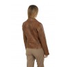 Leather THE JACKIE jacket Brown