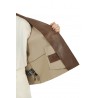 The Jackie jacket in brown nappa leather