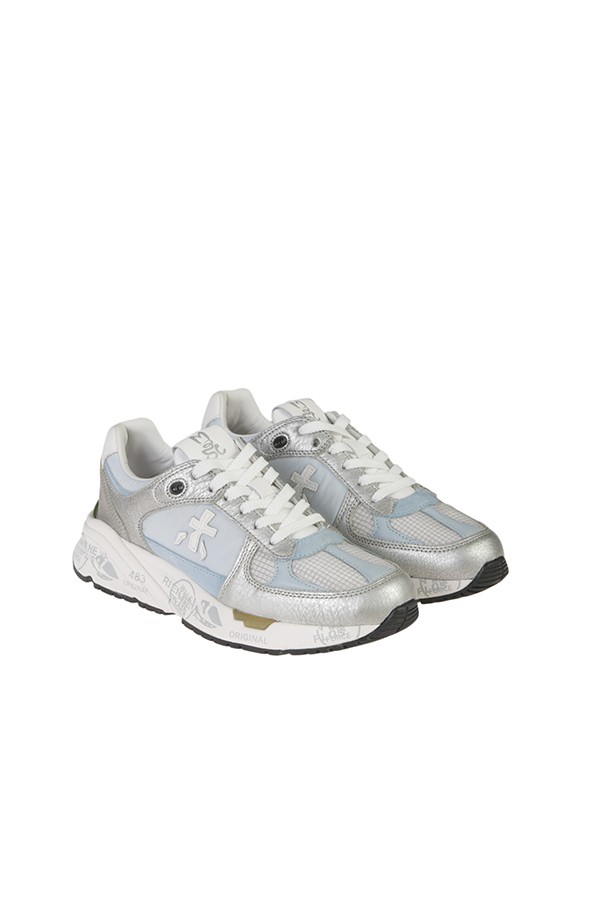 Sneaker Premiata Mased 6679 Silver/Celeste