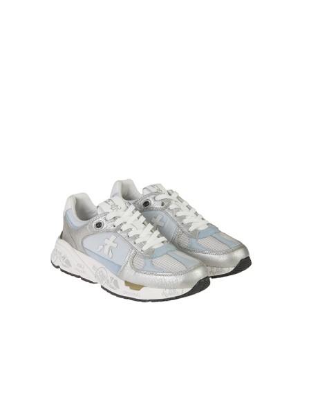 Premiata Mased 6679 Sneaker Silver/Light Blue