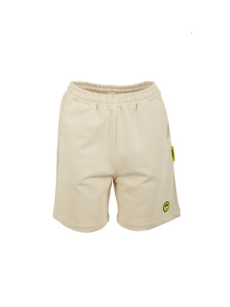 Barrow Jersey Bermuda shorts with Cream Logo