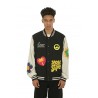 Varsity BARROW Nylon Bomber Jacket with Black Patch