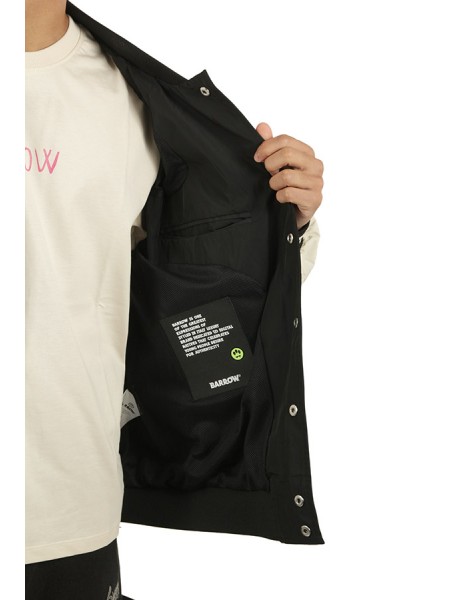 Varsity BARROW Nylon Bomber Jacket with Black Patch