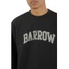 Washed effect BARROW sweatshirt Black