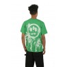 T-shirt BARROW Palm Print Green