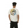 T-shirt Barrow Pouring Paint Smile Print Bianco