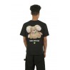 T-shirt BARROW Up side down Teddy Print Black