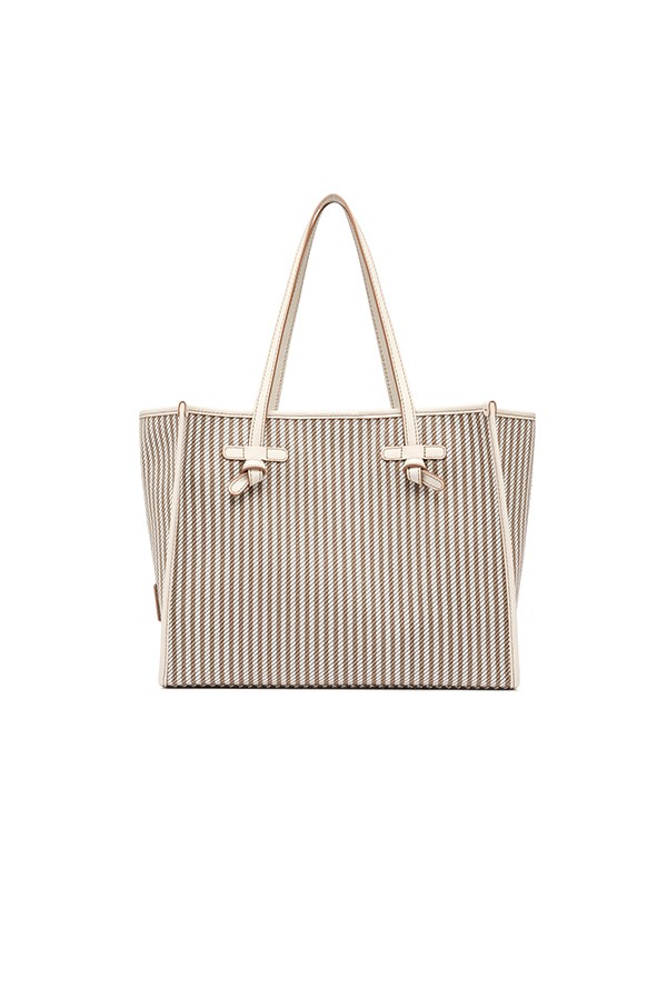 Marcella Striped GIANNI CHIARINI Bag in Canvas Marble