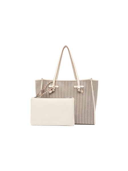 Marcella Striped GIANNI CHIARINI Bag in Canvas Marble