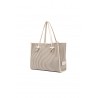 Marcella Striped GIANNI CHIARINI Bag in Canvas Marble