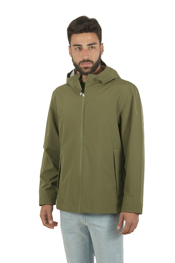 Save The Duck Jari hooded jacket Green