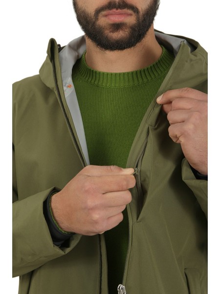 Save The Duck Jari hooded jacket Green