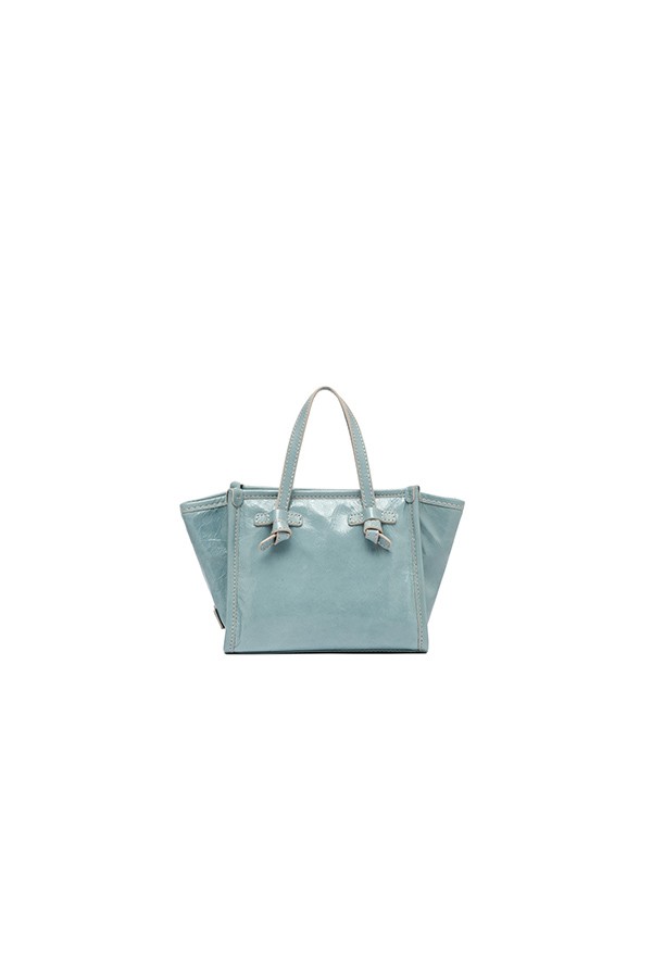 Miss Marcella GIANNI CHIARINI handbag in translucent leather Light blue