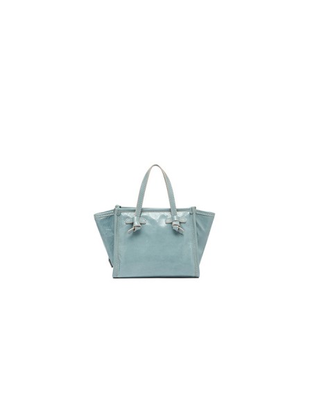 Miss Marcella GIANNI CHIARINI handbag in translucent leather Light blue