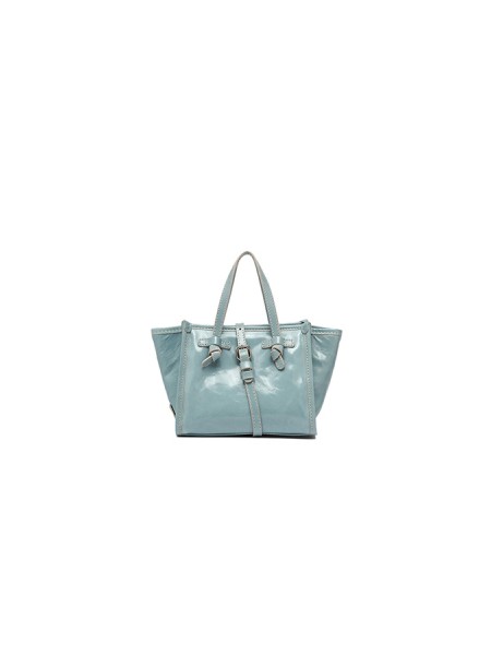 Miss Marcella GIANNI CHIARINI handbag in translucent leather Light blue