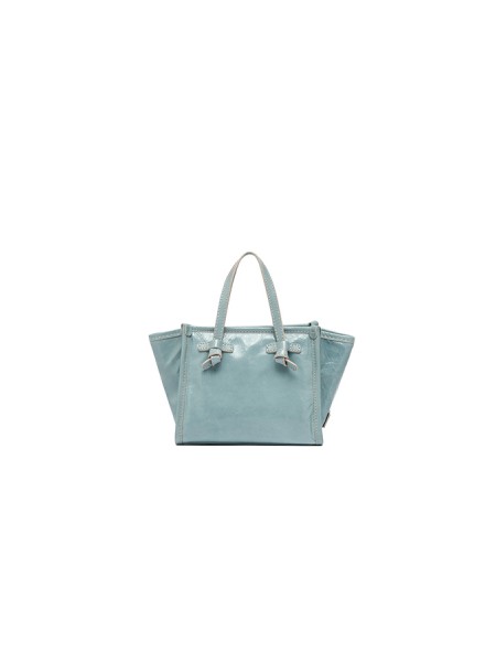 Miss Marcella GIANNI CHIARINI handbag in translucent leather Light blue