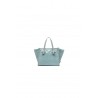 Miss Marcella GIANNI CHIARINI handbag in translucent leather Light blue