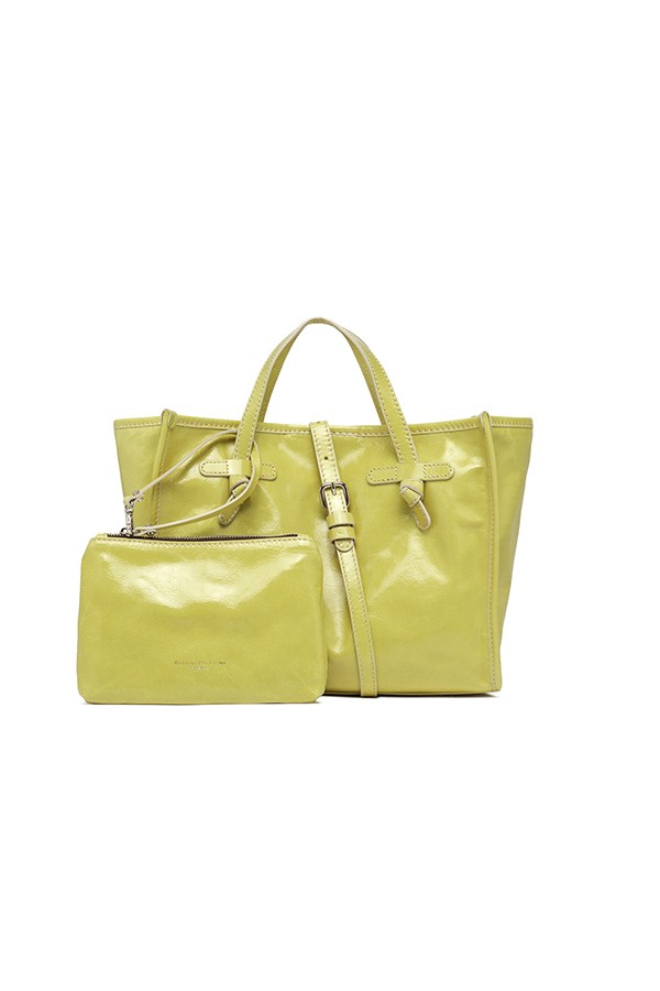 Miss Marcella32 GIANNI CHIARINI bag in translucent leather Yellow