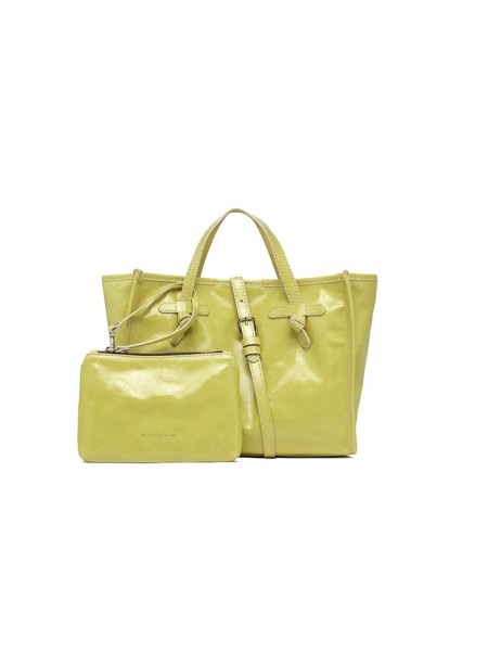 Miss Marcella32 GIANNI CHIARINI bag in translucent leather Yellow