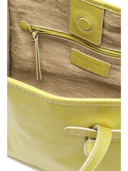 Miss Marcella32 GIANNI CHIARINI bag in translucent leather Yellow