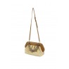 Borsa The Moirè Bios Straw Shell Caramell