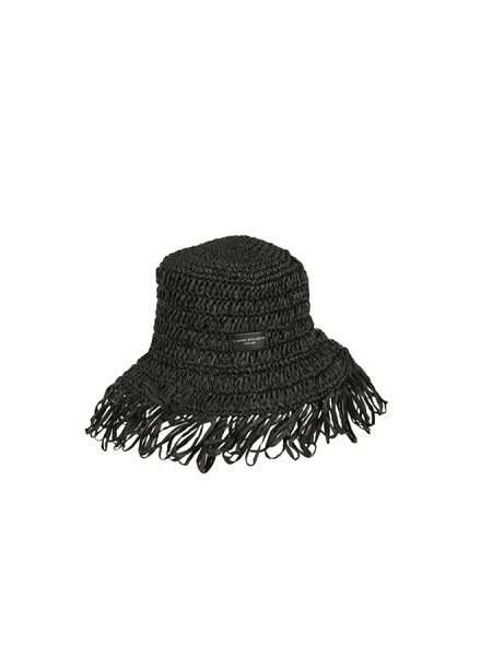 Chiarini Marcella straw effect crochet hat...