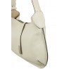 Borsa Hags in Pelle Martellata Bianco