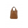 Borsa Hogan Shopping Mini H-Bag Cuoio/Celeste