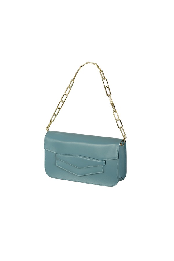 N.D.B. 968 Kamala Bag with Cerulean Chain