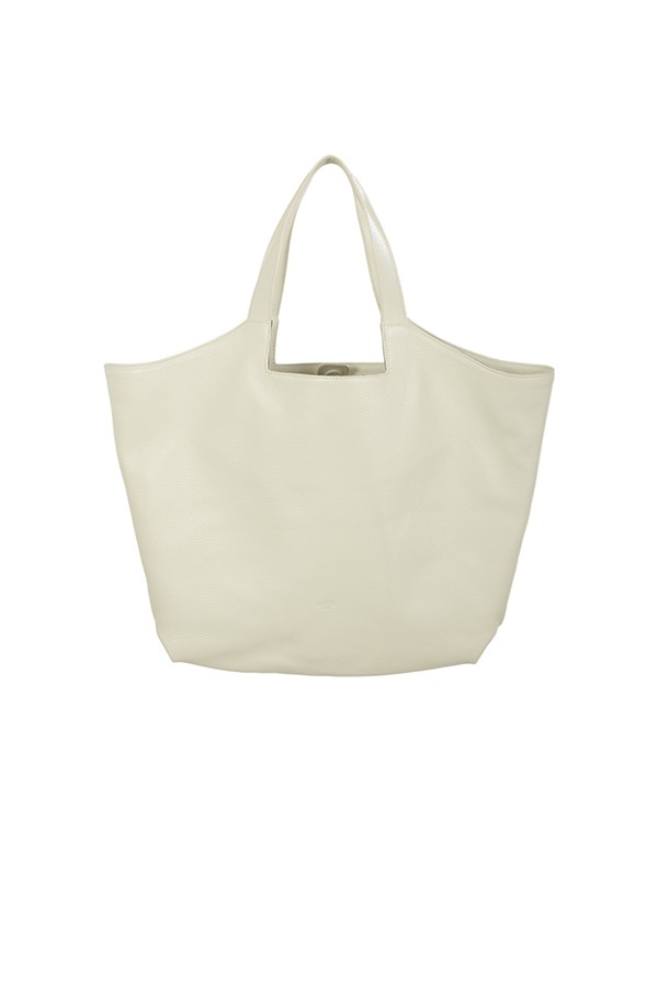 Alex Maxi N.D.B. 968 bag in Latte grained leather