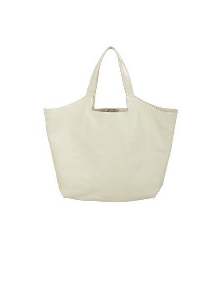 Alex Maxi N.D.B. 968 bag in Latte grained leather