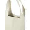 Borsa N.D.B. 968 Alex Maxi in pelle martellata Latte