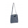 Borsa N.D.B.968 Federica Medium in Pelle Bluette