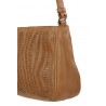 Leather REHARD inlaid bag