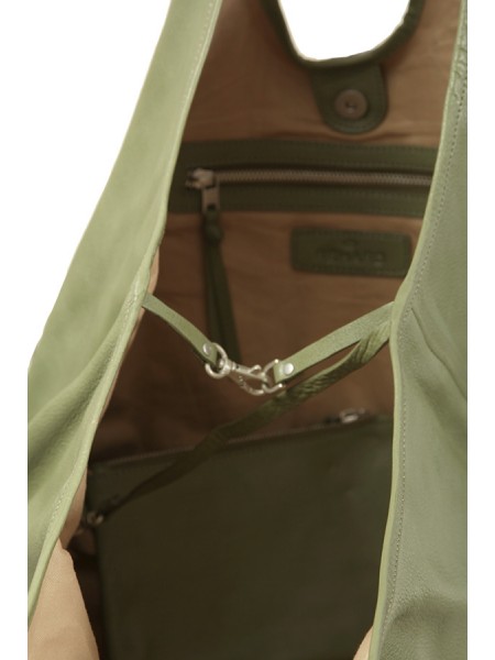 Rehard bag with Sage metal detail