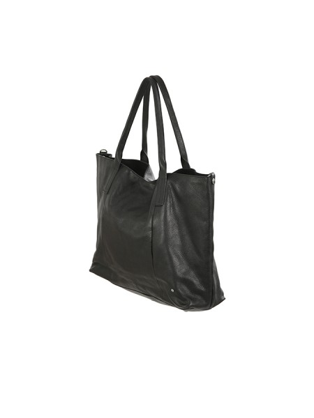 Rehard bag with metal detail Black