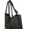 Rehard bag with metal detail Black