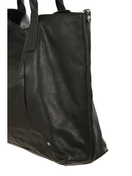 Rehard bag with metal detail Black