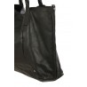 Rehard bag with metal detail Black